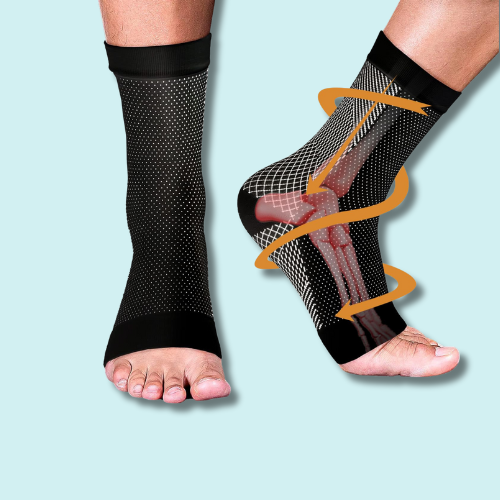 OrthoSocks גרבי לחץ לשיפור זרימת הדם והקלה בכאבי רגליים